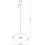 Sollux Lighting Ovo SL2692 lampa wisząca 1x10 W czarna-beżowa zdj.2