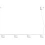 Sollux Lighting Aura SL2695 lampa wisząca 4x10 W biała zdj.1