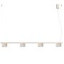 Sollux Lighting Aura SL2697 lampa wisząca 4x10 W beżowa zdj.1