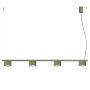 Sollux Lighting Aura SL2698 lampa wisząca 4x10 W zielona zdj.1