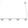 Sollux Lighting Aura SL2702 lampa wisząca 4x10 W beżowa zdj.1
