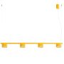 Sollux Lighting Aura SL2707 lampa wisząca 4x10 W żółta zdj.1