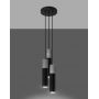 Sollux Lighting Borgio SL1081 lampa wisząca 3x12 W czarna zdj.4