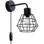 Sollux Lighting Suba SL1164 kinkiet 1x15 W czarny zdj.1