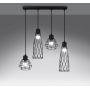 Sollux Lighting Suba SL1167 lampa wisząca 4x15 W czarna zdj.4