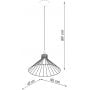 Sollux Lighting Eda SL1186 lampa wisząca 1x15 W czarna zdj.2