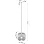 Sollux Lighting Fost SL1252 lampa wisząca 1x15 W czarna zdj.2