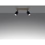 Sollux Lighting Verdo SL1291 lampa podsufitowa 2x10 W czarna zdj.4