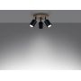 Sollux Lighting Verdo SL1292 lampa podsufitowa 3x10 W czarna zdj.4