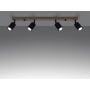 Sollux Lighting Verdo SL1294 lampa podsufitowa 4x10 W czarna zdj.4