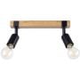 Sollux Lighting Zuca SL1296 lampa podsufitowa 2x15 W czarna zdj.1