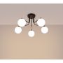 Sollux Lighting Astral SL1663 lampa podsufitowa 5x8 W biała-czarna zdj.4