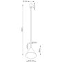 Sollux Lighting Nox SL2529 lampa wisząca 1x15 W niebieska zdj.2