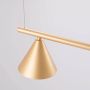 Sollux Lighting Nox SL2553 lampa wisząca 4x10 W złota zdj.5