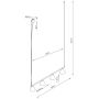 Sollux Lighting Nox SL2559 lampa wisząca 4x10 W niebieska zdj.2