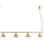 Sollux Lighting Nox SL2553 lampa wisząca 4x10 W złota zdj.1