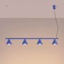 Sollux Lighting Nox SL2559 lampa wisząca 4x10 W niebieska zdj.6
