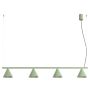 Sollux Lighting Nox SL2561 lampa wisząca 4x10 W zielona zdj.1