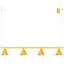 Sollux Lighting Nox SL2562 lampa wisząca 4x10 W żółta zdj.1