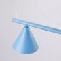Sollux Lighting Nox SL2565 lampa wisząca 4x10 W niebieska zdj.5