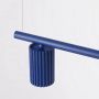 Sollux Lighting Karbon SL2717 lampa wisząca 4x10 W niebieska zdj.5
