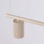 Sollux Lighting Karbon SL2718 lampa wisząca 4x10 W szary/popielaty zdj.5