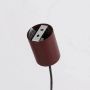 Sollux Lighting Karbon SL2719 lampa wisząca 4x10 W burgund zdj.3