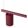 Sollux Lighting Karbon SL2719 lampa wisząca 4x10 W burgund zdj.5