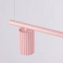 Sollux Lighting Karbon SL2721 lampa wisząca 4x10 W różowa zdj.5