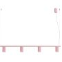Sollux Lighting Karbon SL2721 lampa wisząca 4x10 W różowa zdj.1