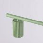 Sollux Lighting Karbon SL2722 lampa wisząca 4x10 W zielona zdj.5