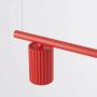 Sollux Lighting Karbon SL2724 lampa wisząca 4x10 W czerwona zdj.5