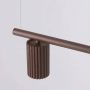 Sollux Lighting Karbon SL2725 lampa wisząca 4x10 W brązowa zdj.5