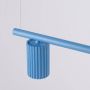 Sollux Lighting Karbon SL2726 lampa wisząca 4x10 W niebieska zdj.5