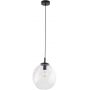 TK Lighting Sol 10082 lampa wisząca 1x15 W czarna-przezroczysta zdj.1