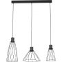 TK Lighting Modesto 10149 lampa wisząca 3x10 W czarna zdj.1