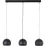 TK Lighting Zoe 10169 lampa wisząca 3x15 W czarna zdj.1