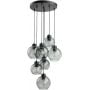 TK Lighting Cubus 10207 lampa wisząca powyżej 6x15 W czarna zdj.1