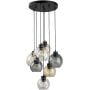 TK Lighting Cubus 10246 lampa wisząca powyżej 6x15 W bursztynowa zdj.1