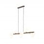 TK Lighting Estera 10273 lampa wisząca powyżej 6x8 W drewno zdj.3