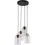 TK Lighting Molly 10301 lampa wisząca 4x15 W czarna zdj.1