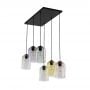 TK Lighting Molly 10302 lampa wisząca 6x15 W czarna zdj.3