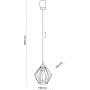 TK Lighting Galaxy 1642 lampa wisząca zdj.2