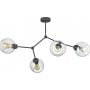 TK Lighting Fairy 2730 lampa podsufitowa 4x15 W czarna zdj.1