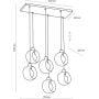 TK Lighting Cyklop 2756 lampa wisząca zdj.2