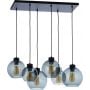 TK Lighting Cubus 2833 lampa wisząca 6x15 W czarna zdj.3