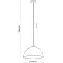 TK Lighting Faro 3192 lampa wisząca zdj.2