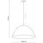 TK Lighting Faro 4509 lampa wisząca 1x15 W brązowy zdj.2