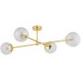 TK Lighting Cadix 4607 lampa podsufitowa 4x6 W przezroczysty zdj.1