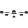 TK Lighting Avia Black 4692 lampa podsufitowa 6x10 W czarna zdj.1